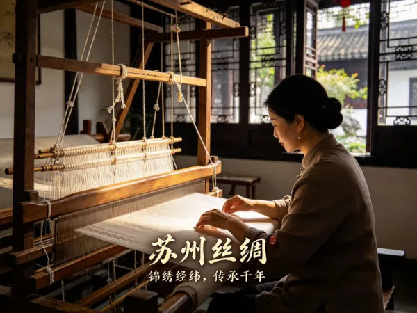 Artisan embroidery and authentic sericulture heritage in Suzhou China
