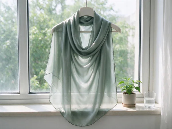 How to wash a silk scarf at home without shrinking or damage
